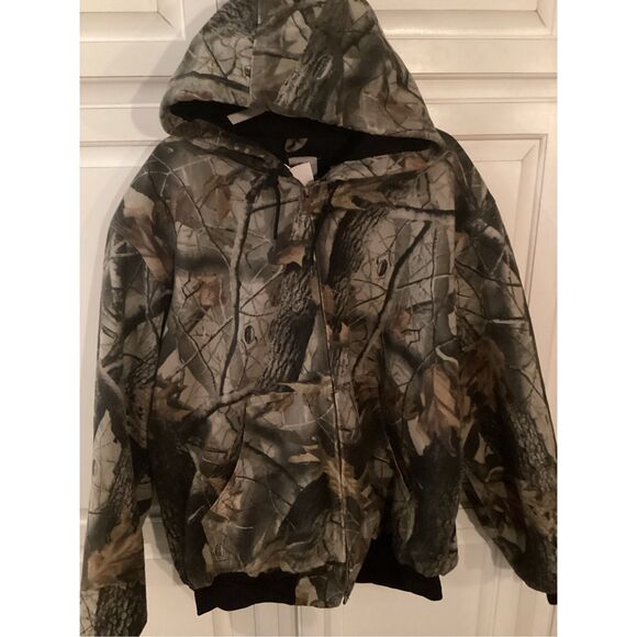Carhartt X Realtree Vintage Hooded Camo Jacket J1444-CMO  Sz XL Chore Jacket Hun - Picture 1 of 10